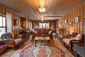 glen_choga_Lodge_Nantahala_NC_Lodge 4 - Glen Choga Lodge Image of great room at glen choga lodge